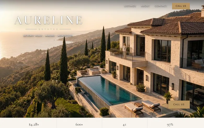 Aureline Estates website