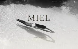 Miel, built by Sitesmith