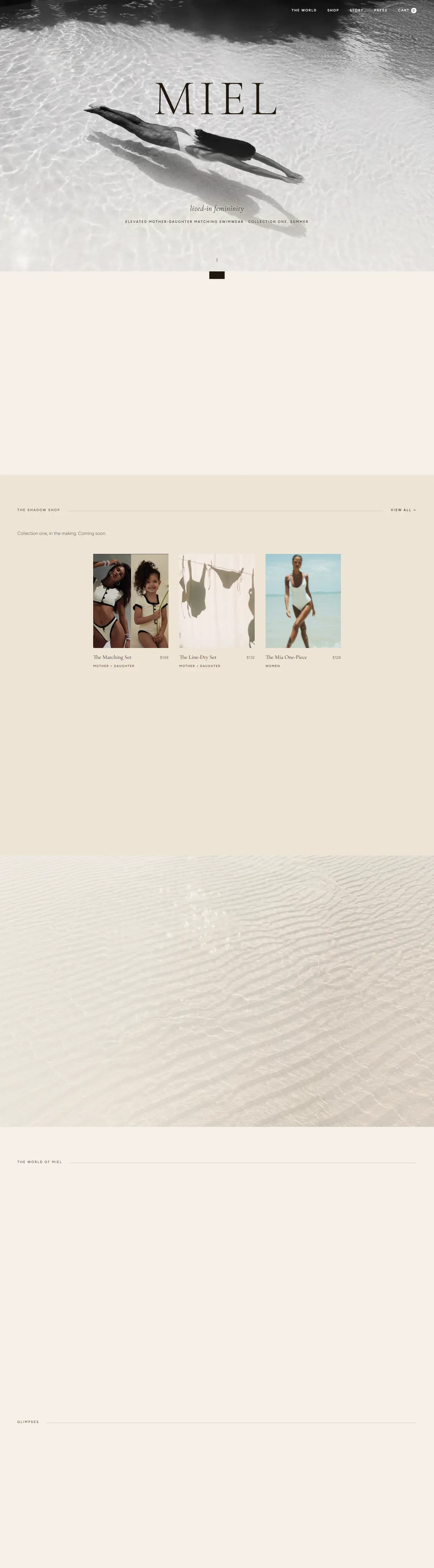 Miel website